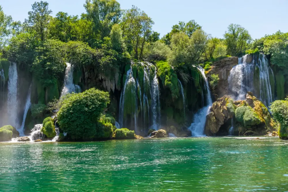 Kravice Waterfalls in Bosnia and Herzegovina — emerald pools and cascades