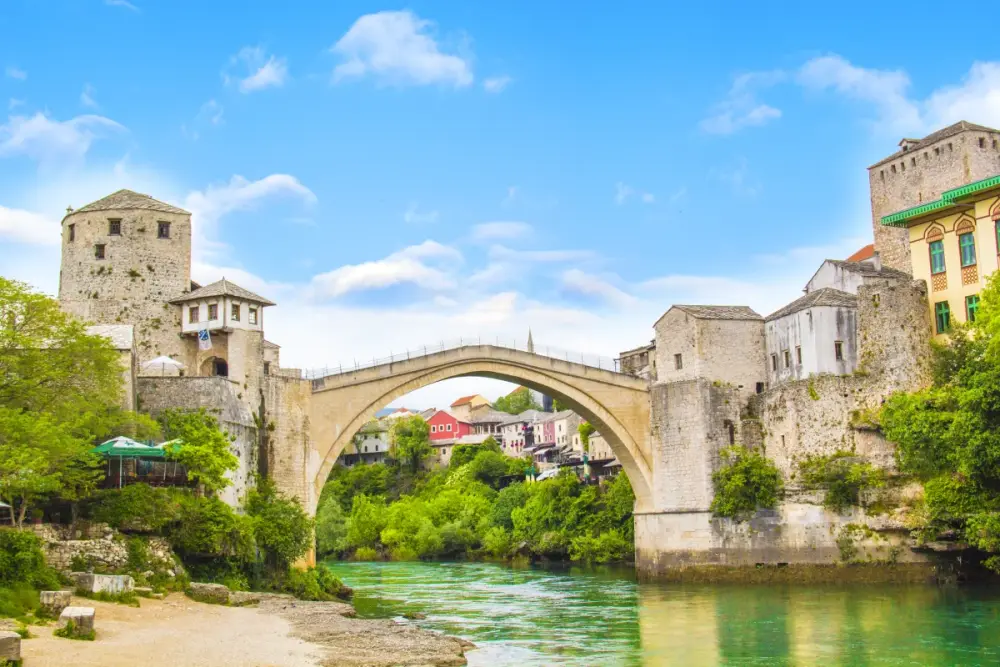 Stari Most — the Old Bridge of Mostar spanning the Neretva River