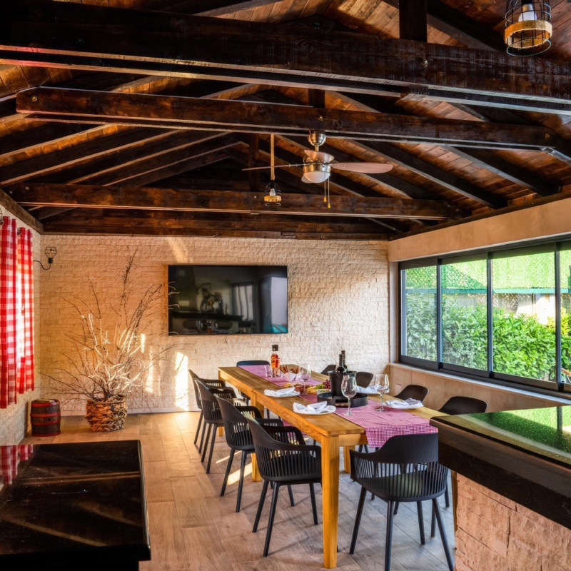 Villa Lapis heated pool and stone terrace